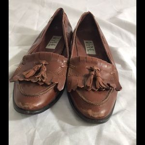 Brown loafers